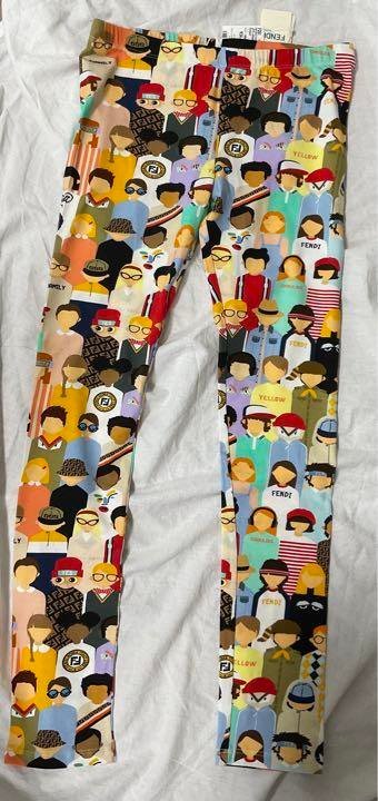 熱販売 FENDI 新品未使用タグ付き kids 古着 12+ デザインパンツ