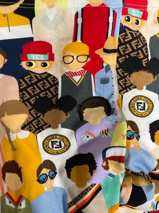 熱販売 FENDI 新品未使用タグ付き kids 古着 12+ デザインパンツ
