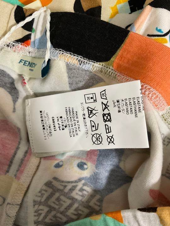 熱販売 FENDI 新品未使用タグ付き kids 古着 12+ デザインパンツ