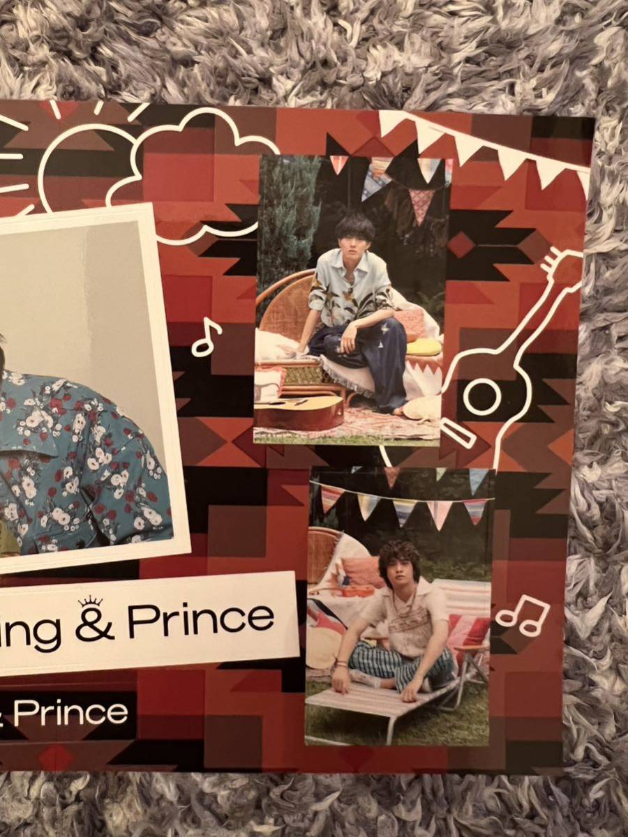 King&Prince アルバム『ピース(Dear Tiara盤)』特典　ステッカー☆キンプリ 永瀬廉 髙橋海人 ファンクラブ限定盤 平野紫耀神宮寺勇太岸優太_画像4