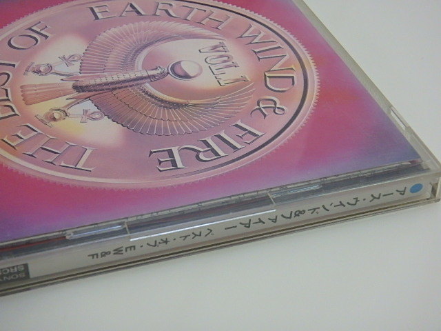 n306u　中古CD　Earth, Wind & Fire　The Best Of Earth, Wind & Fire　Vol. I　アースウインド＆ファイアー_画像4