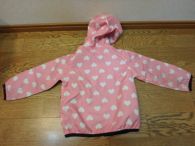 n010u outer garment Wind breaker 95cm girl child clothes thin jumper west pine shop pink 