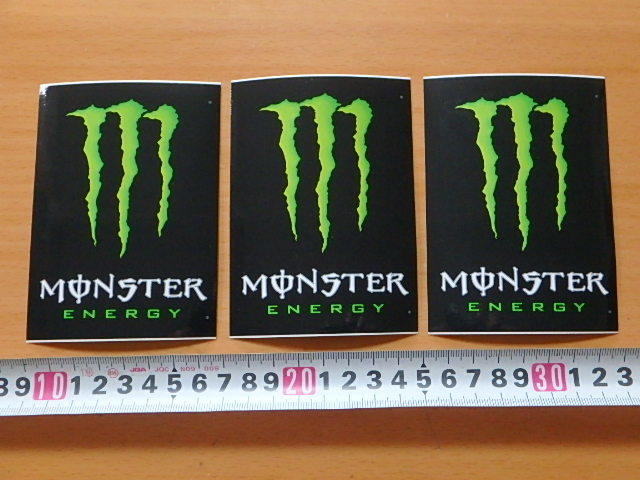 ◆n008u モンスターエナジー ステッカー 3枚セット MONSTER ENERGY  未使用の画像1