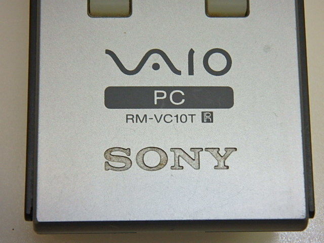 n209u　リモコン　SONY　ソニー　RM-VC10T　中古　動作未確認　ジャンク_画像4