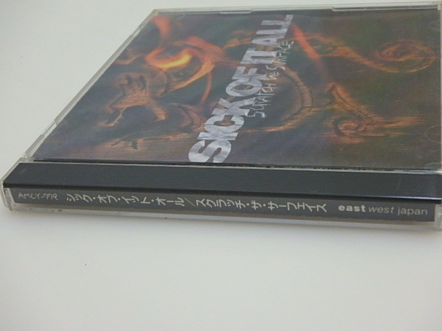 n306u　中古CD　 SICK OF IT ALL　SCRATCH THE SURFACE　シックオブイットオール　スクラッチザサーフェイス_画像3