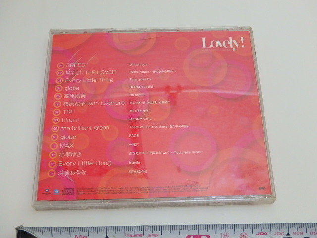 n305u　中古CD　Lovely!　Cute&Sweet J-Ballads　SPEED globe 華原朋美 篠原涼子 TRF MAX 小柳ゆき 浜崎あゆみ 他　ケース割れあり_画像2