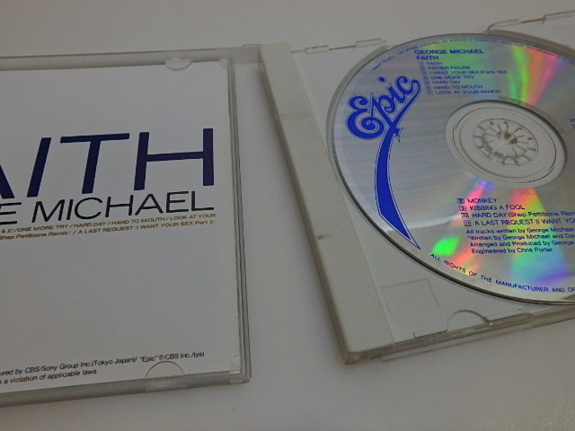 n305u　中古CD　GEORGE MICHAEL　ジョージ・マイケル　FAITH_画像6