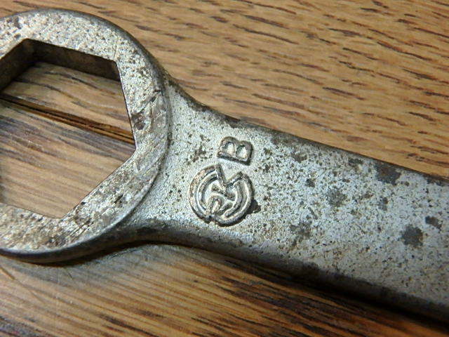 n105u Honda HM RK B old loaded tool retro wrench that time thing Junk rust 0420-4