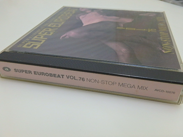 n306u　中古CD　SUPER EUROBEAT　VOL.76　スーパーユーロビート　NON-STOP MEGA MIX_画像3