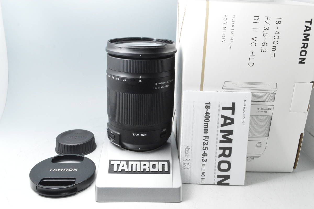 #a0574【良品】 TAMRON タムロン 18-400mm F3.5-6.3 DiII VC HLD B028N（ニコンF用）