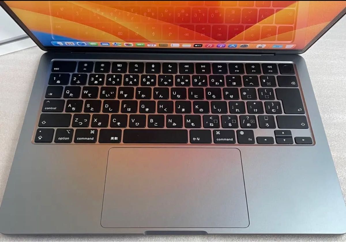 MacBook Air Chip M2 スペースグレー MacOs/Touch ID付　Microsoft Office付き
