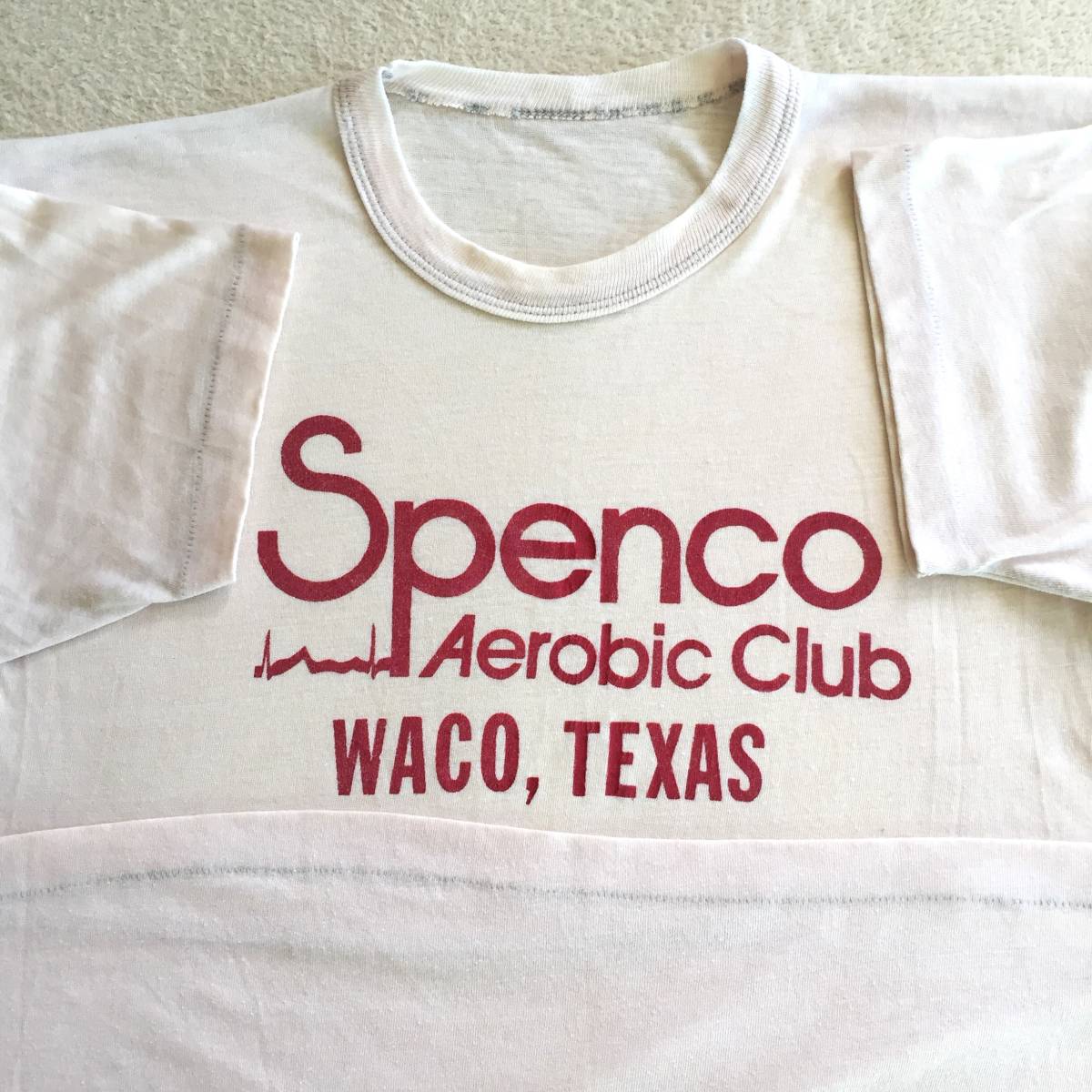 ◆ビンテージ Spenco Aerobic Club Waco Texas ウェーコ テキサス 80S シングルステッチ _画像4