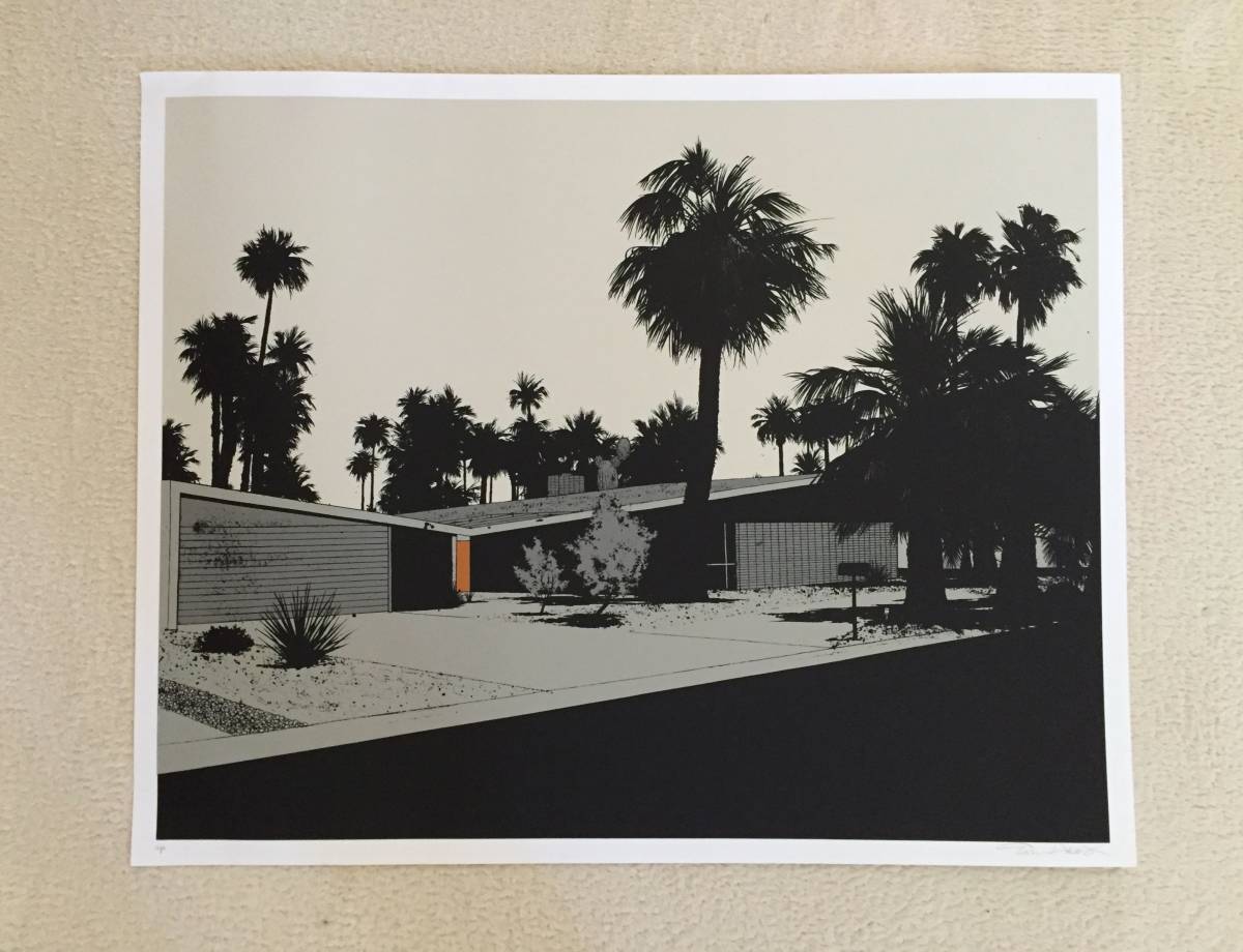 ◆Evan Hecox Ace Hotel in Palm Springs ポスター 2009年 AP Edition 直筆サイン入り Arkitip検 Chocolate スケートボード