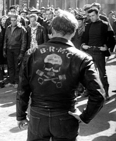 ◆ビンテージ Black Rebels Motorcycle Club Tシャツ マーロンブランド Wild one ブラックレベルズモーターサイクルクラブ BRMC_画像6