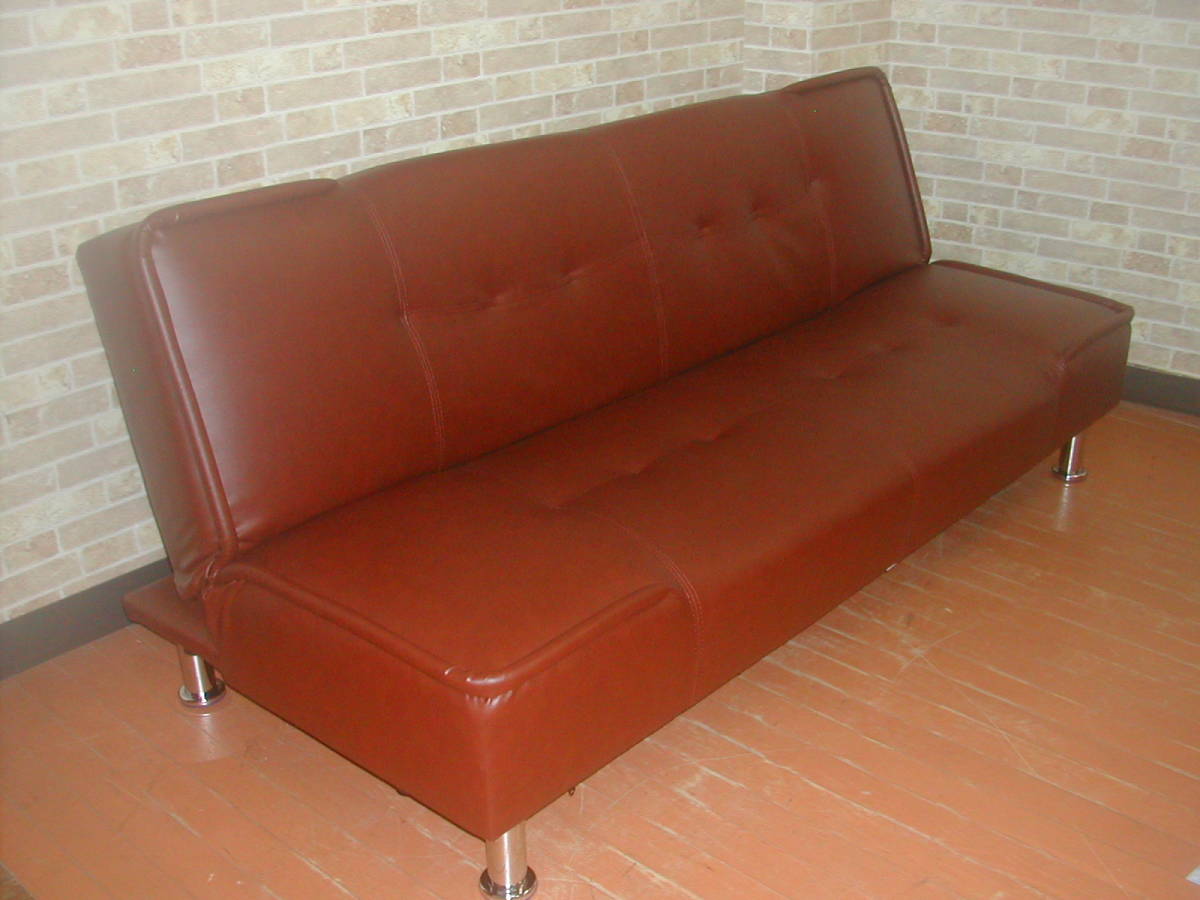  outlet free shipping! sofa bed *3 seater . sofa * new goods unused * exhibition goods 