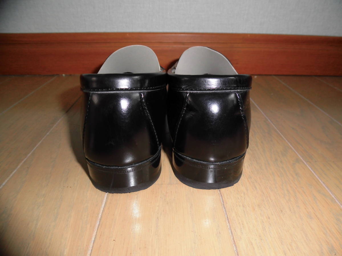 1回使用、美品★ハルタ HARUTA★ローファー 4514 黒 フォーマル革靴、★22㎝EE_画像4