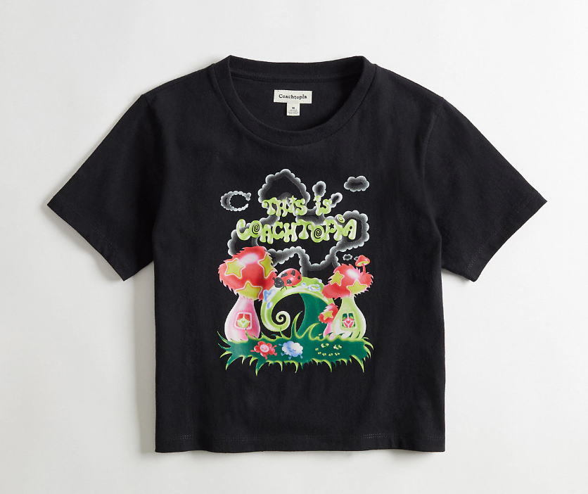 【日本未上陸!!】　☆Coachtopia☆　Baby T Shirt In 95% Recycled Cotton: This Is Coachtopia　直営店から本物をお届けします♪