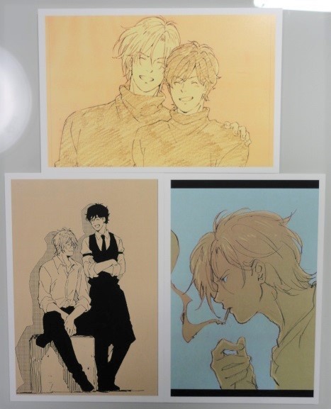 ＠【BANANA FISH 同人ポストカード3枚セット】アッシュ＆英二＠_画像1