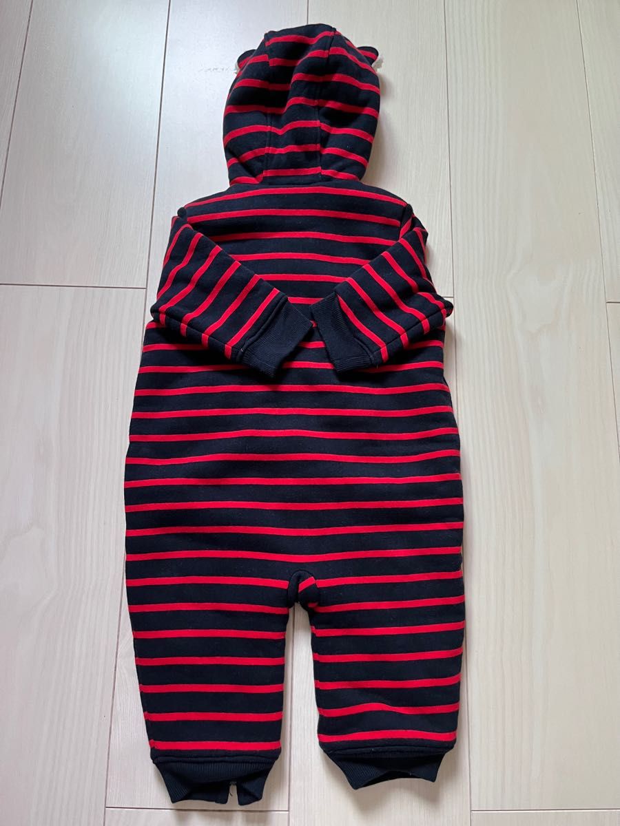【値下げ】 GAP  ギャップ　子供服　赤ちゃん　カバーオール　ジャンプスーツ　ロンパース  3ヶ月  防寒　お出かけ　ボア
