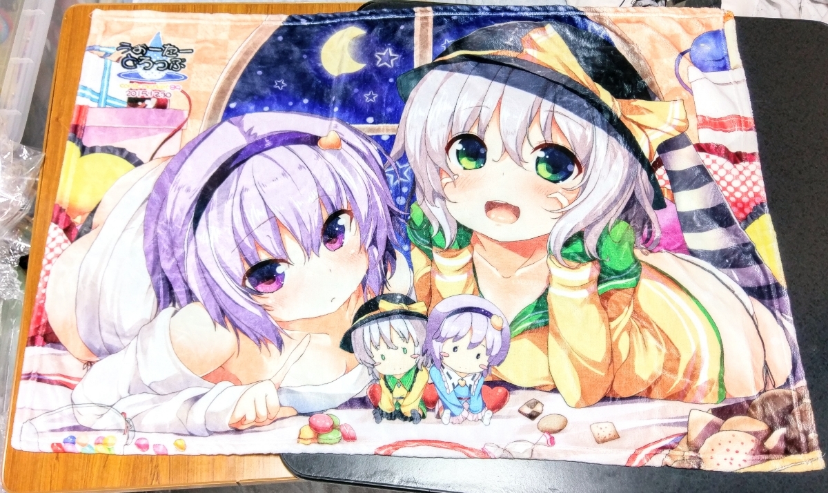 東方project 古明地さとり こいし ブランケット うぉーたーどろっぷ MA-SA ロリ 同人グッズ 上海アリス幻樂団 地霊殿_画像2