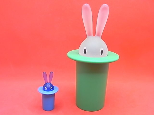 ALESSI アレッシィ Magic Bunny マジックバニー（グリーン）楊枝入れ+ キッチンマグネット ウサギ ペプシ 非売品 インテリア 送料￥350の画像1