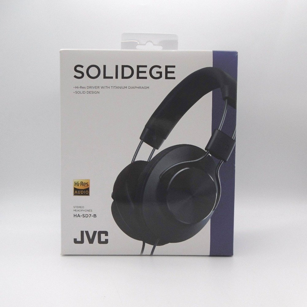 JVC ステレオヘッドホン SOLIDEGE SD7 HA-SD7-B ブラック