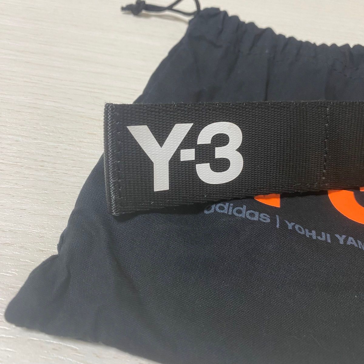 y3 ベルト　黒　adidas y-3 ワイスリー　ヨウジヤマモト　アディダス Yohji Yamamoto Y-3 袋付き