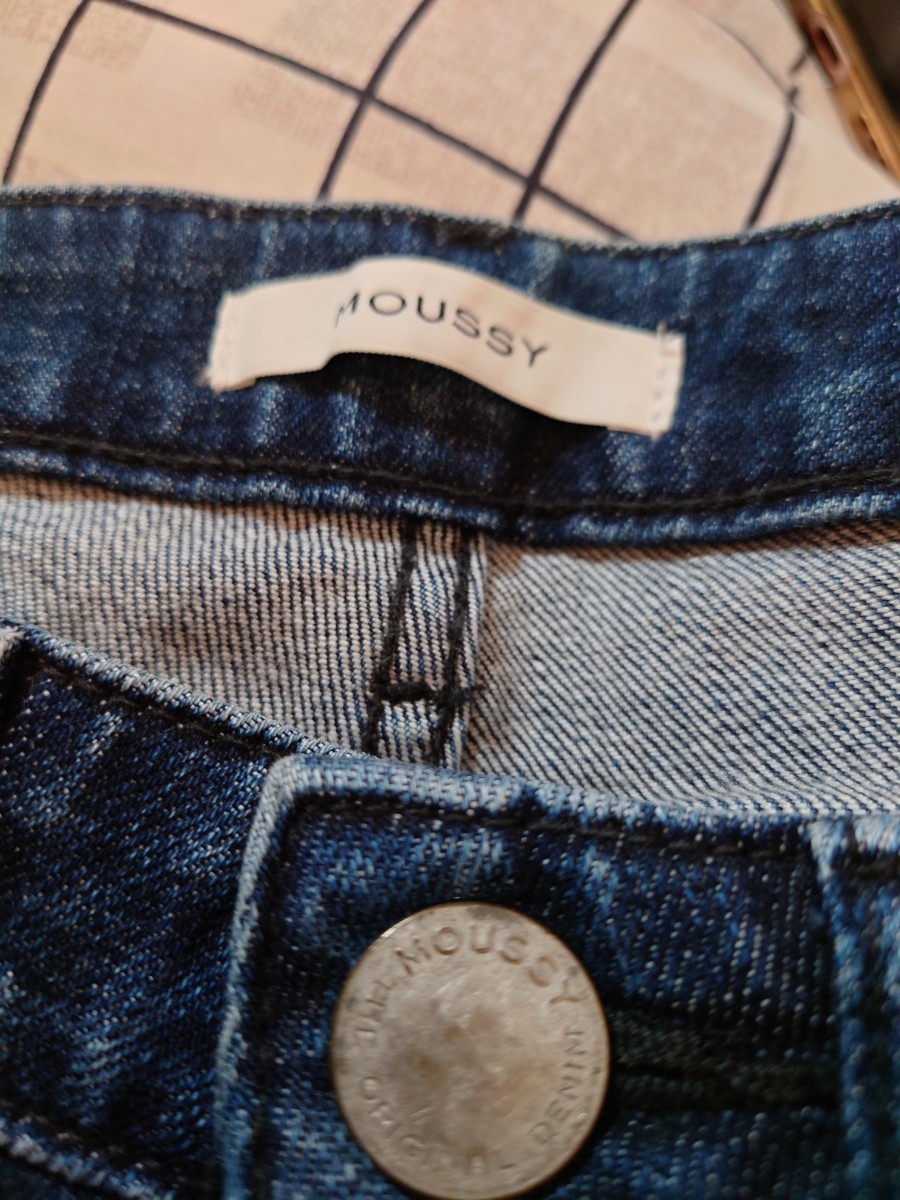 MOUSSY ストレッチスキニージーンズ 23インチサイズ ストレッチデニム マウジー スキニーデニム　ストレッチジーンズ Sサイズ_画像3