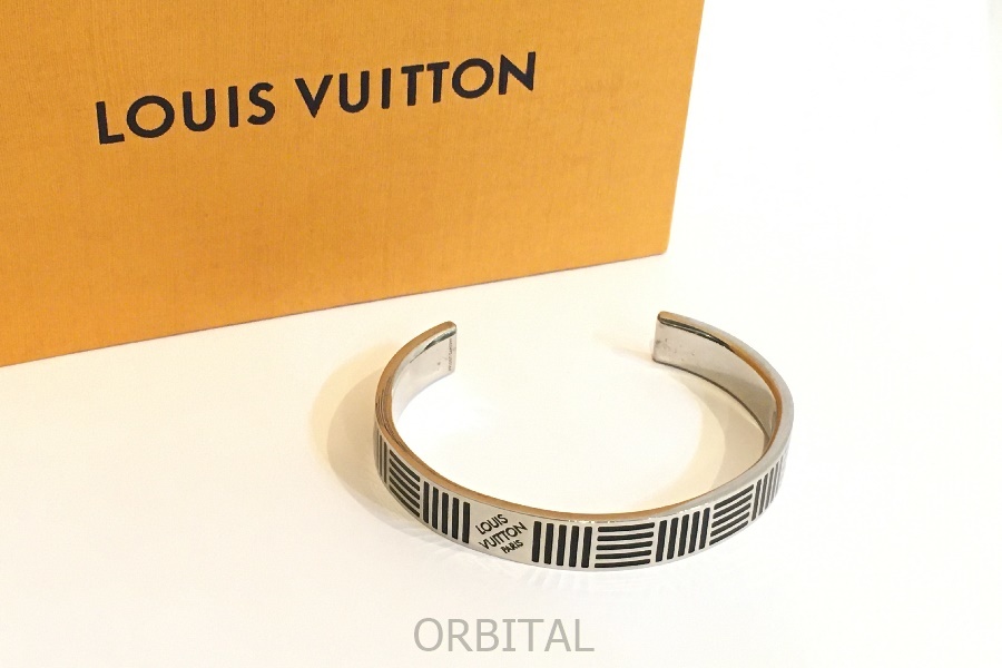 Louis Vuitton Bracelet M62492 Damier Black Cuff