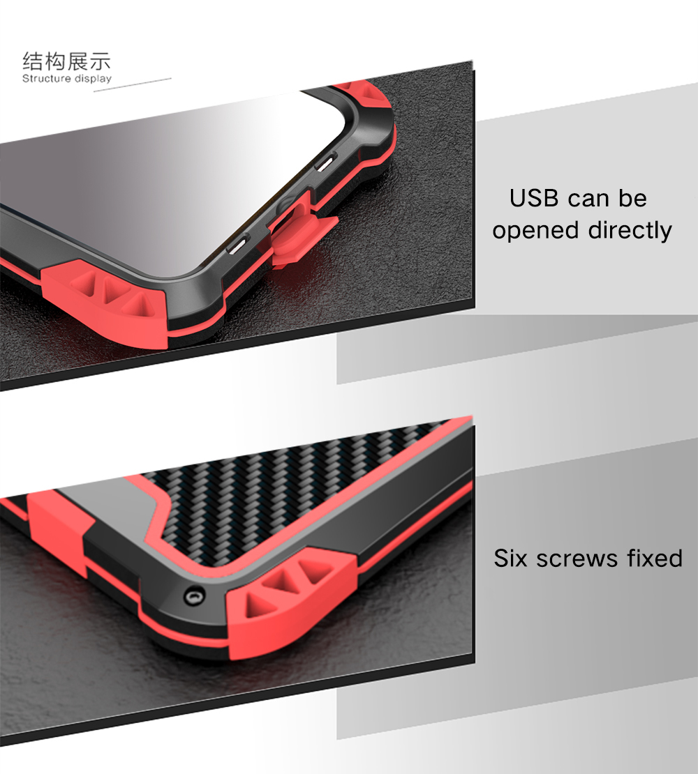 iPhone 13 Pro Max 炭素繊維 カバー ケース 耐衝撃型 耐震防塵 防水 最強 アイフォン13プロマックス ケース耐久性 TPU 金属 ダブル構造_画像5