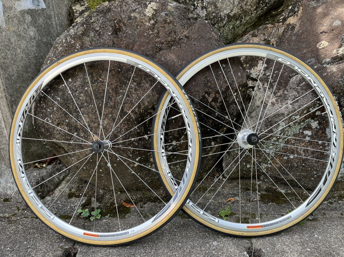 カンパニョーロ カムシン Campagnolo KHAMSIN シルバー ホイール前後
