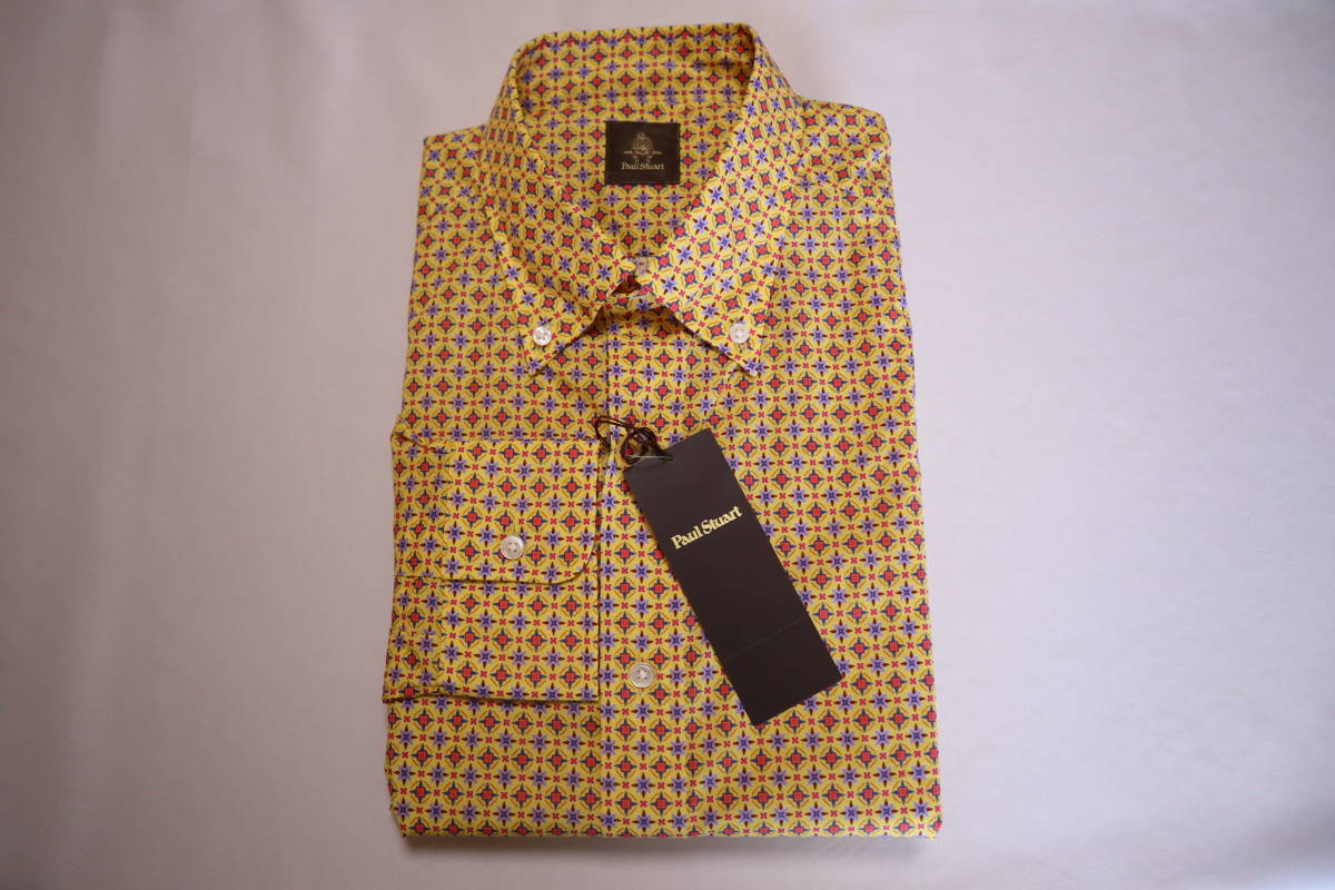 【予約中!】 ★定価3.3万円★未使用品★ ★size50 長袖ボタンダウンシャツ ★ STUART ポールスチュアート PAUL 男性用 【予約中!】 ★定価3.3万円★未使用品★ ★size50 長袖ボタンダウンシャツ ★ STUART ポールスチュアート PAUL 男性用