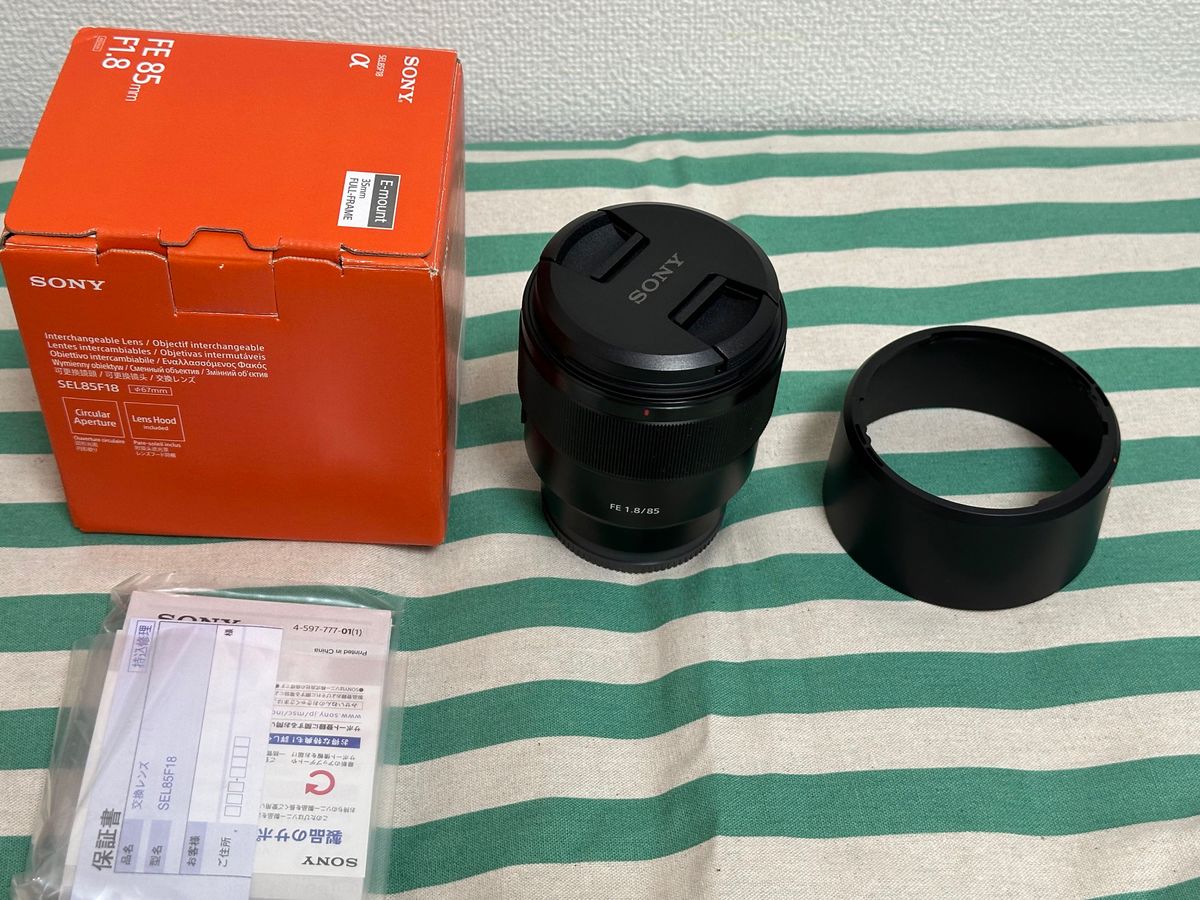 SONY FE 85mm F1 8 SEL85F18|PayPayフリマ