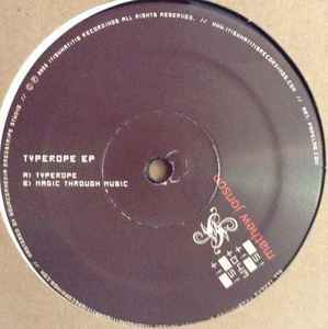 Mathew Jonson　/ Typerope EP　2003年にリリースされたMATHEW JONSONの出世作にして最高傑作！テクノアンセムや！_画像2
