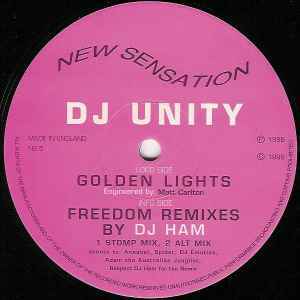 DJ Unity Golden Lights / Freedom　1996疾走感と爽快感！キラーハッピーハードコア！！_画像1