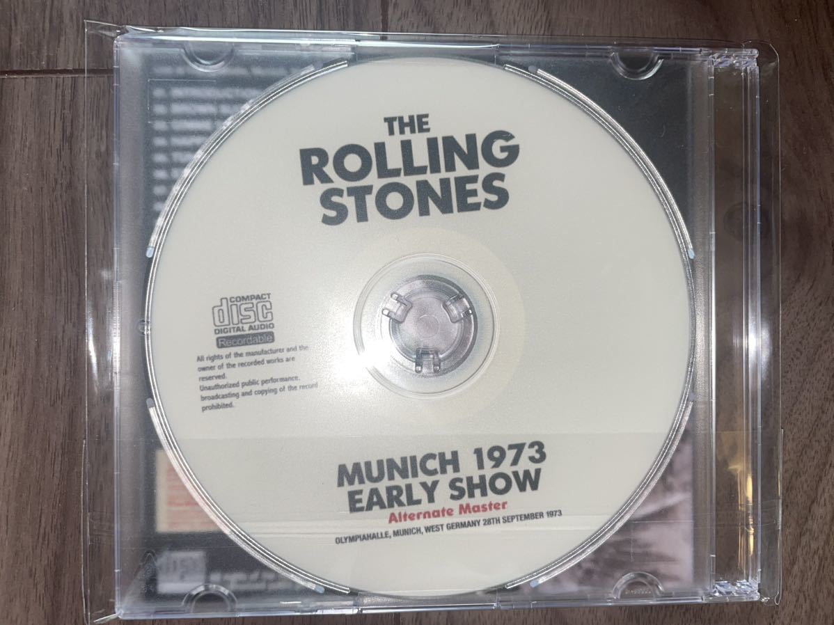 THE ROLLING STONES MUNICH 1973 EARLY SHOW ALTERNATE MASTER CDR Live at Olympiahalle, Munich ローリングストーンズ_画像2