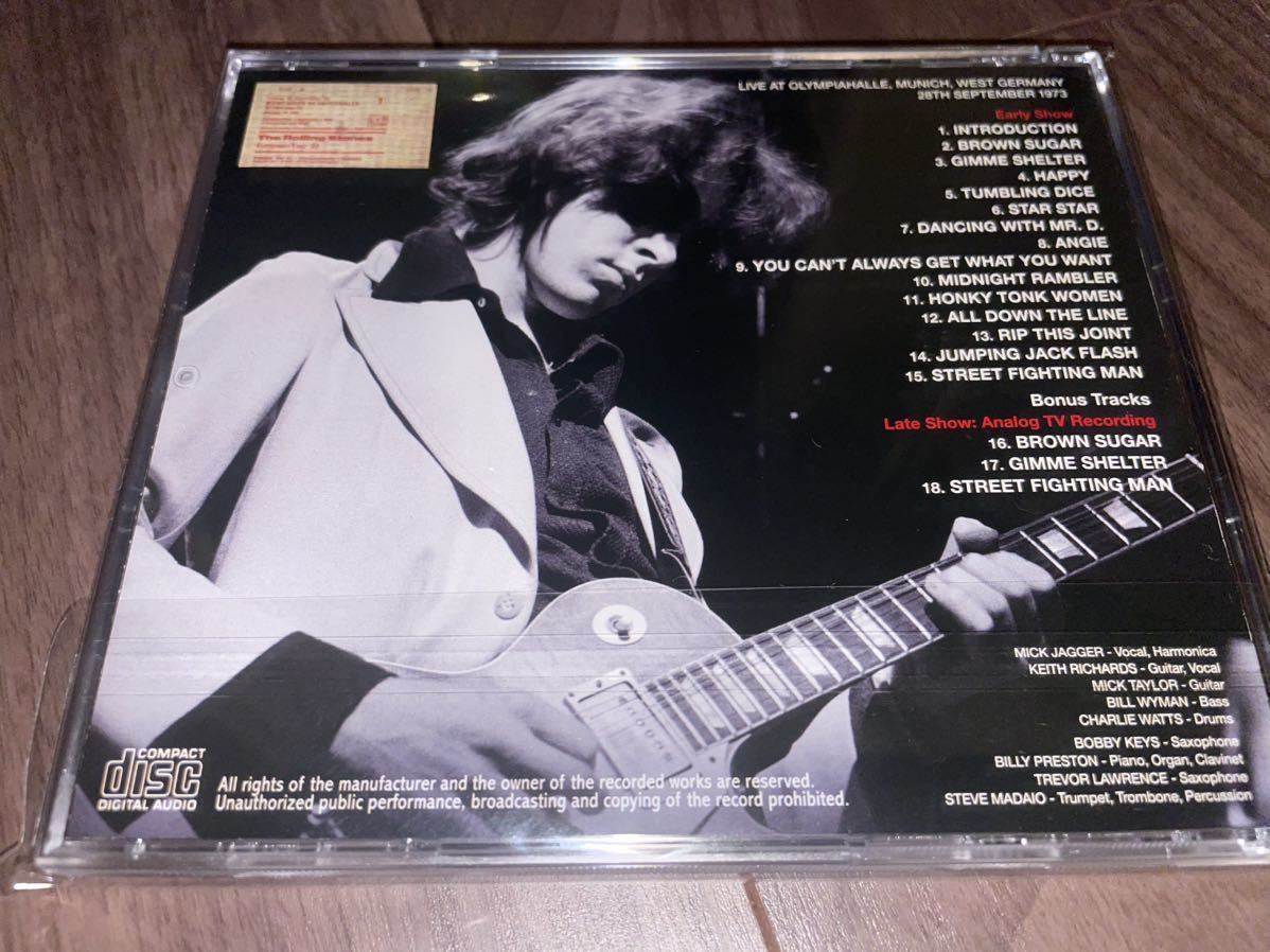 THE ROLLING STONES ローリングストーンズ　2タイトル　メーカー完売 プレス盤　CD 新品未開封　FRANKFURT 1973 MUNICH 1973 EARLY SHOW_画像6