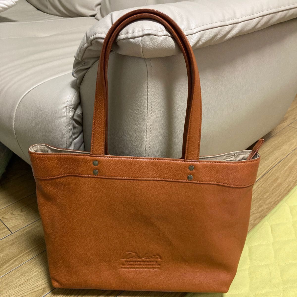 Dakota ダコタ トートバッグ ジェントリー 本革 レディース キャメル 小物入オマケ付 美品!