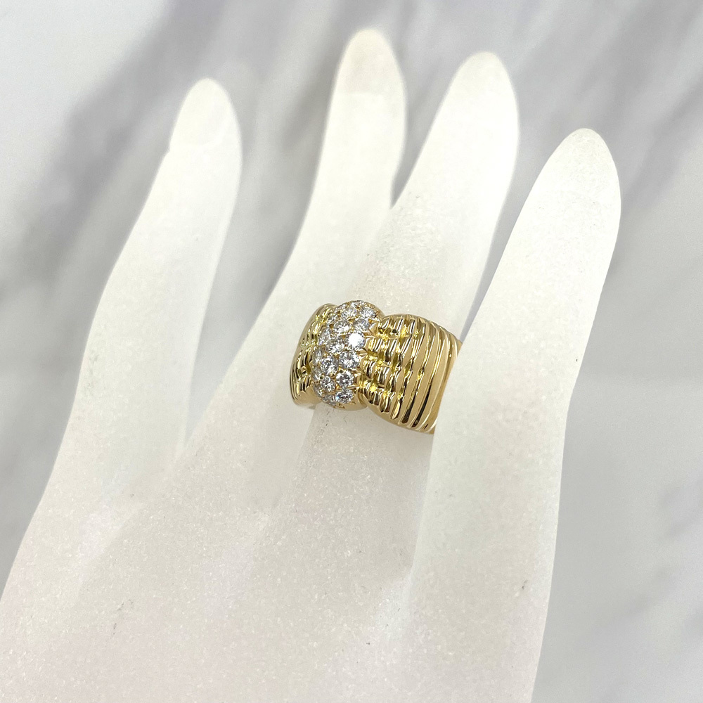 [ used ] Van Cleef & Arpels Van Cleef & Arpels K18 diamond ring D0.58ct 10.5 number ring 