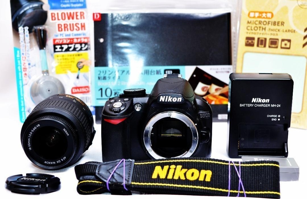 Nikon D3100 スマホ転送OK&即日発送 ガイド機能つきカメラ|PayPayフリマ