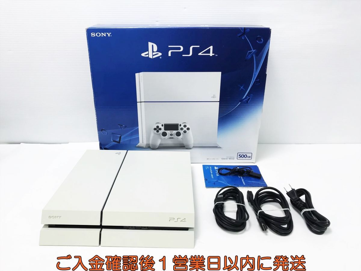 1円】PS4 本体セット500GB ホワイトSONY PlayStation4 CUH-1200A 初期