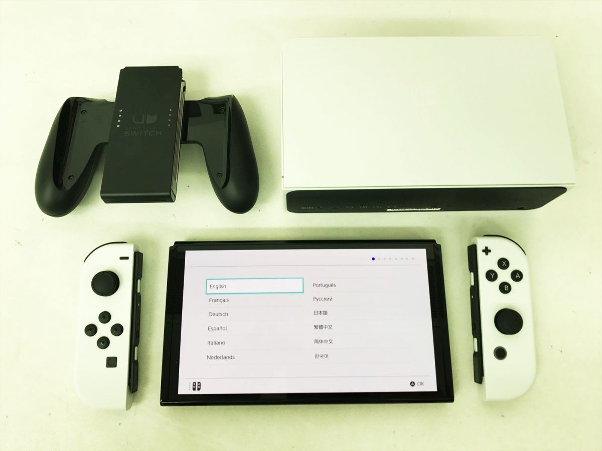 1円】美品 任天堂 有機ELモデル Nintendo Switch 本体 セット ホワイト