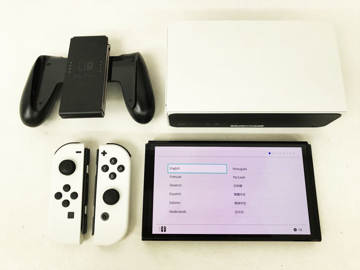 1円】任天堂 有機ELモデル Nintendo Switch 本体 セット ホワイト