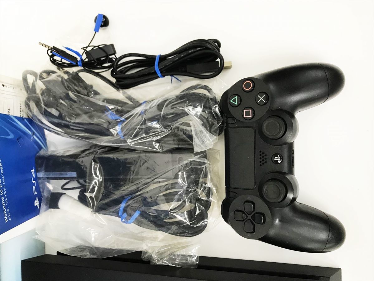 1円】PS4 本体 セット 500GB ブラック SONY PlayStation4 CUH-1100A
