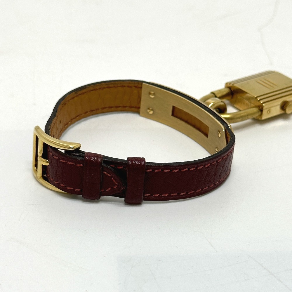 HERMES Hermes Kelly watch quarts wristwatch GP 0W. Gold lady's [ used ]