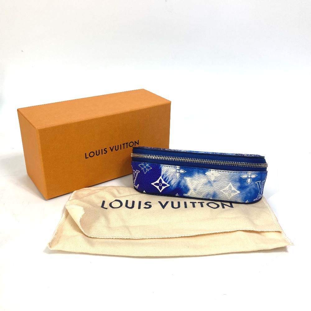 Louis Vuitton GM Sunglasses Case Blue/White (GI0764)