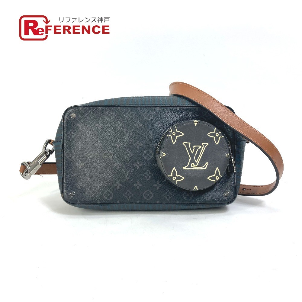 LOUIS VUITTON ルイヴィトン M69688 モノグラムエクリプス ヴォルガオンストラップ 斜め掛け ポシェット カバン ショルダーバッグ 【中古】