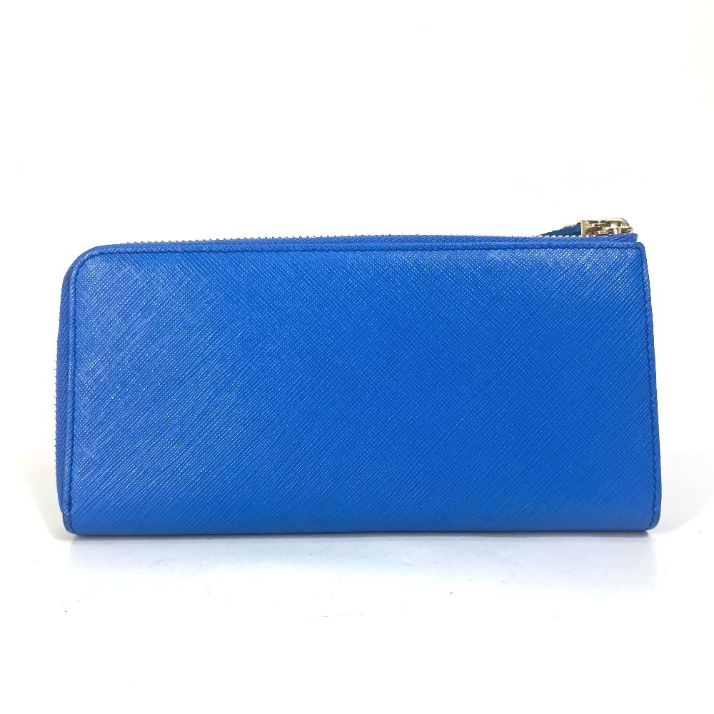 極美品箱付き Salvatore Ferragamo 折り財布ガンチーニ青 極美品箱付き Salvatore Ferragamo 折り財布ガンチーニ青