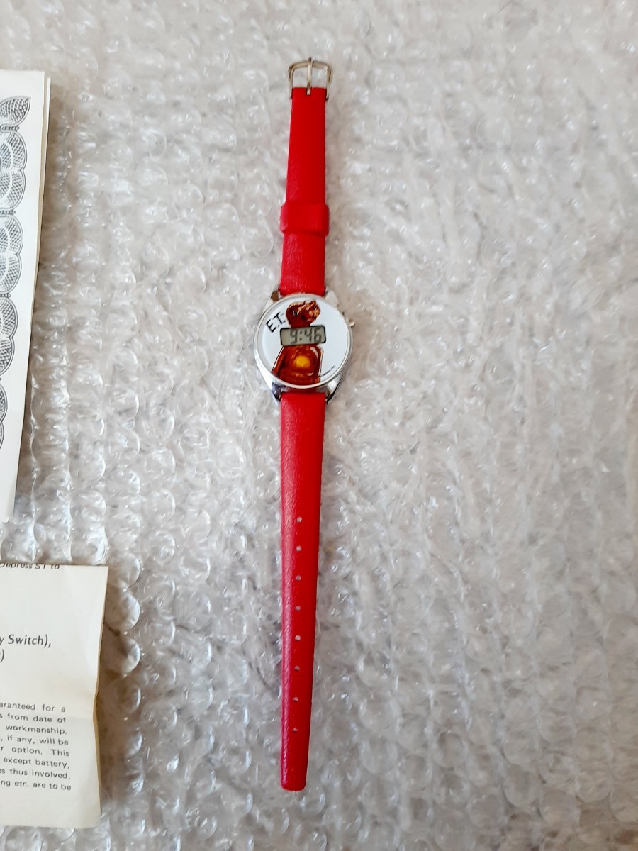 レア 1982年 E.T.ビンテージ 手巻腕時計 USA映画　未使用品