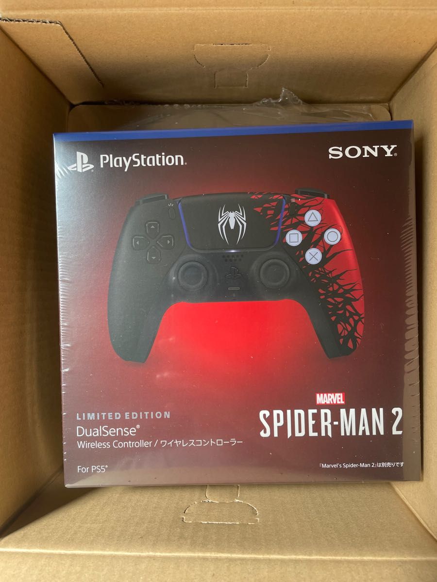 PS5 ワイヤレスコントローラー DUALSENSE スパイダーマン2 リミテッド